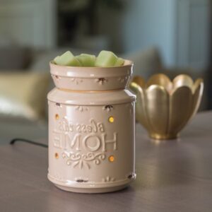 Cream Bless This Home Illumination Warmer