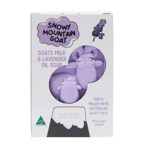 Snowy Mountain Goat Lavender Oil Soap 100g